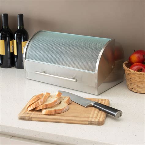 stainless steel bread box canisters|Stainless Steel : Bread Boxes .